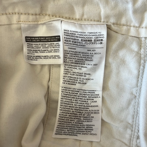 Levi's Strauss & Co. Mens Light Tan Cargo Shorts Size 34 - Picture 7 of 8